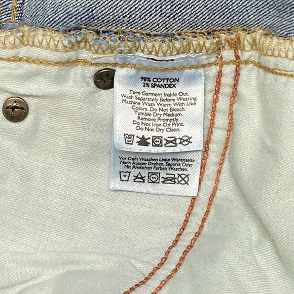 Eddie Bauer Mid Rise Truly Straight Stretch Boot Cut Denim Jeans Medium Wash 14L - Picture 13 of 13